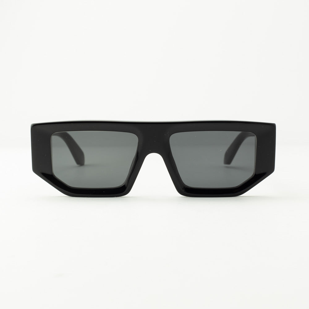 Off-White VANCOUVER Women Sunglasses Black Square Grey Lenses | Model OERI13F Off-White Sunglasses Vancouver OERI13FF24PLA0011007 1007  main image 2
