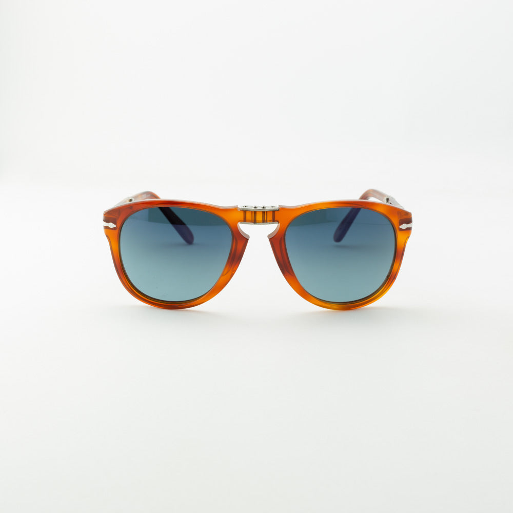 Blue Persol 0714 Sunglasses PO0714 Eyeglasses Frames By Persol