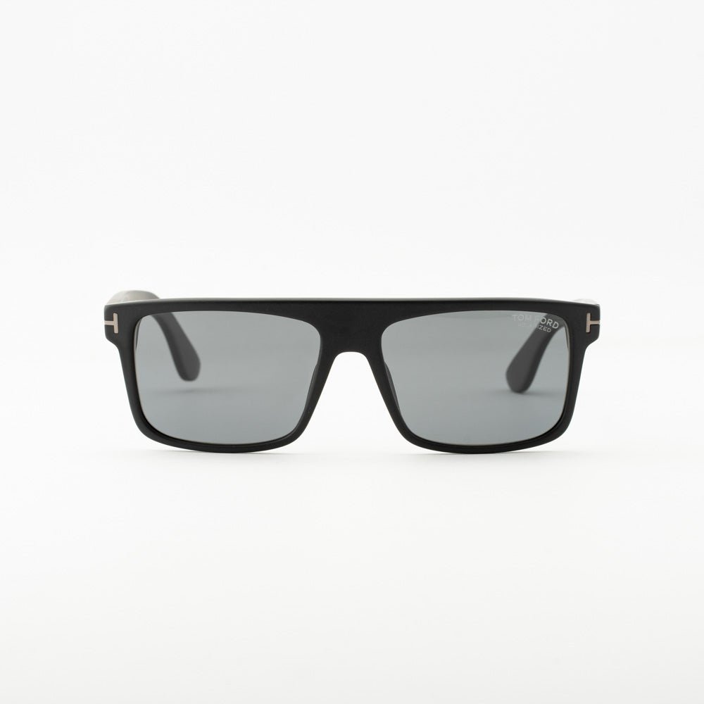 Lunettes De Soleil Tom Ford TF 200 Couleur 28G - Monture Or, Verres Marron - Occasion